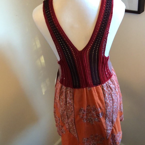 NWT FREE PEOPLE crochet and cotton dress - Picture 4 of 9